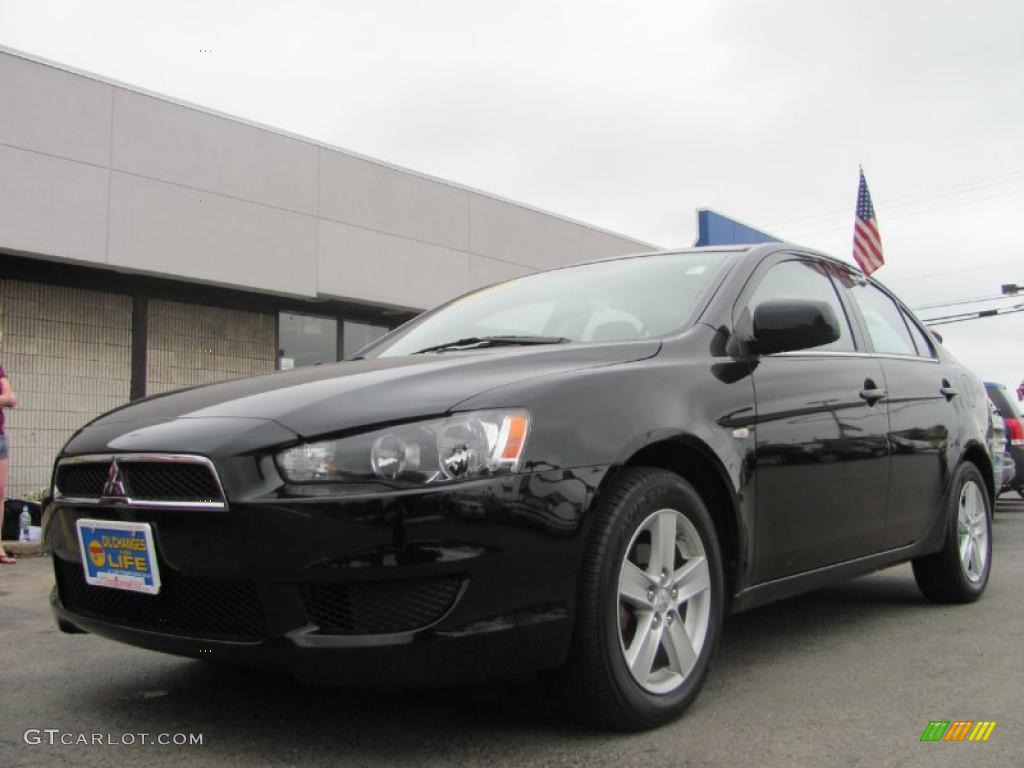 Black Mitsubishi Lancer