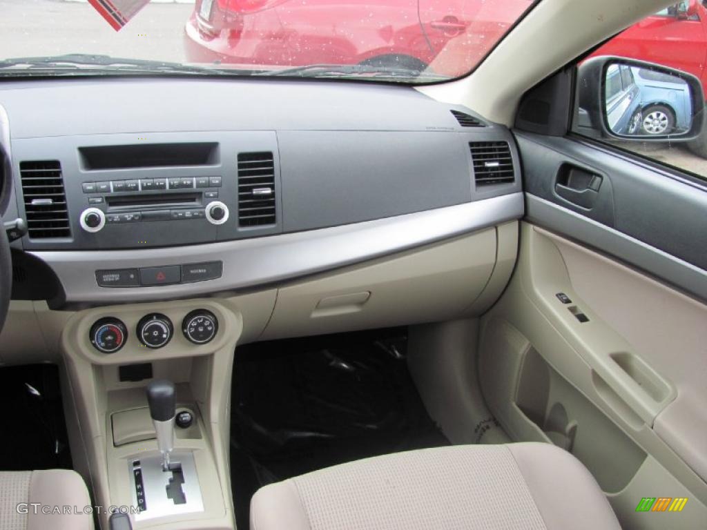 2008 Lancer ES - Black / Beige photo #5