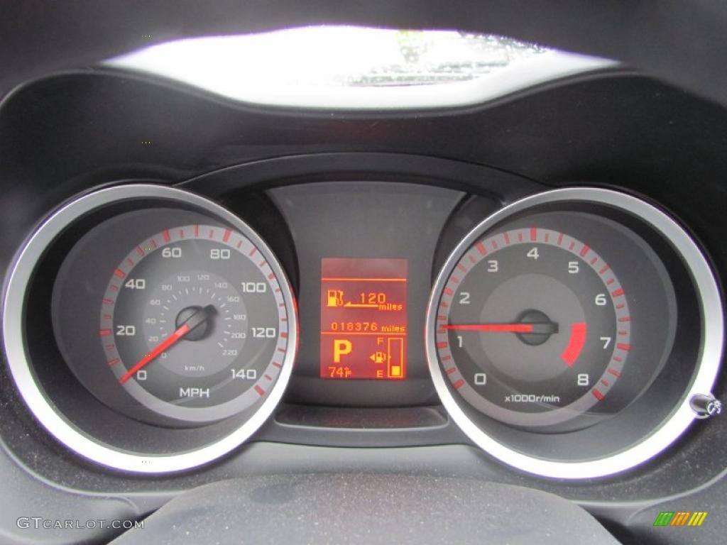 2008 Lancer ES - Black / Beige photo #24