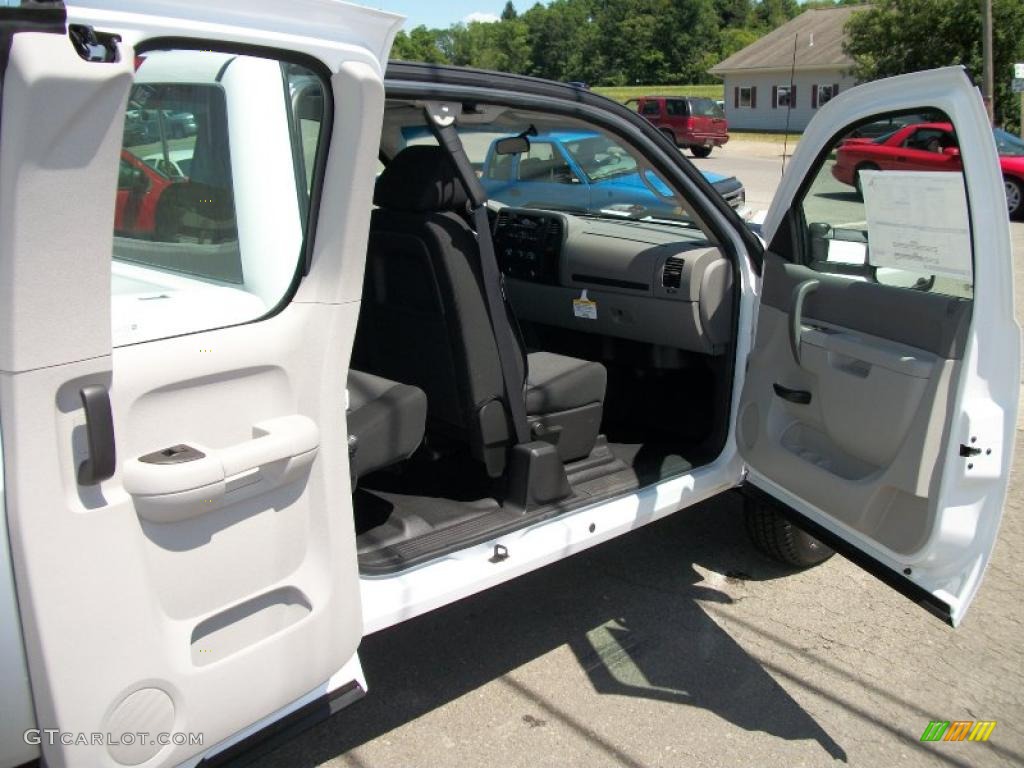 2010 Silverado 2500HD Extended Cab 4x4 - Summit White / Dark Titanium photo #18