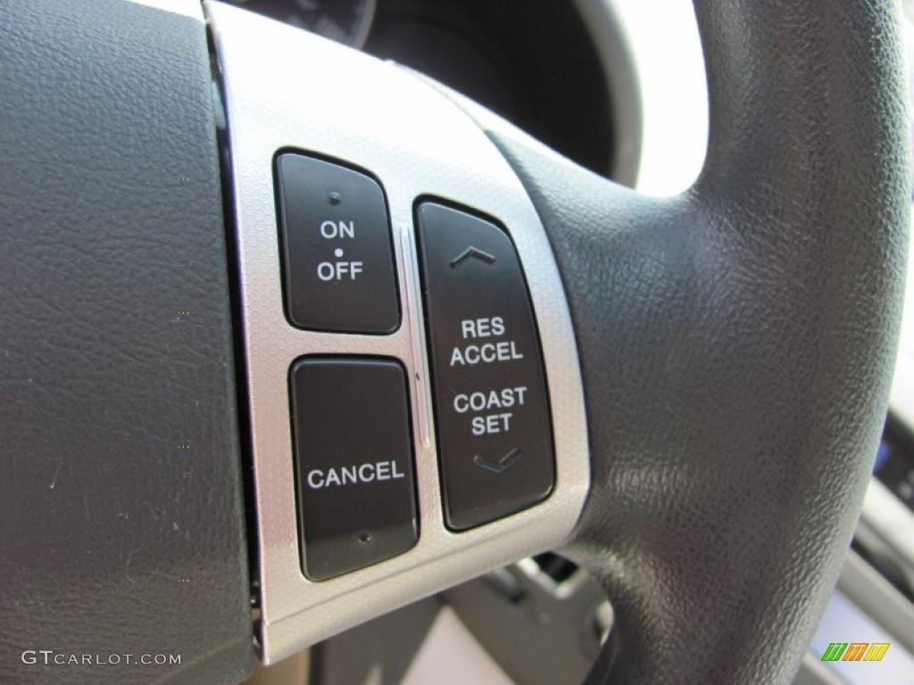 2009 Elantra GLS Sedan - Captiva White / Beige photo #10