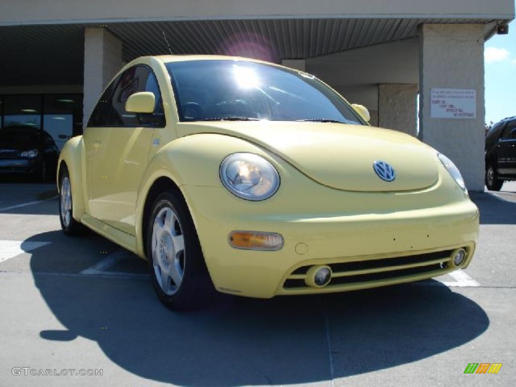 2000 New Beetle GLS Coupe - Yellow / Black photo #1