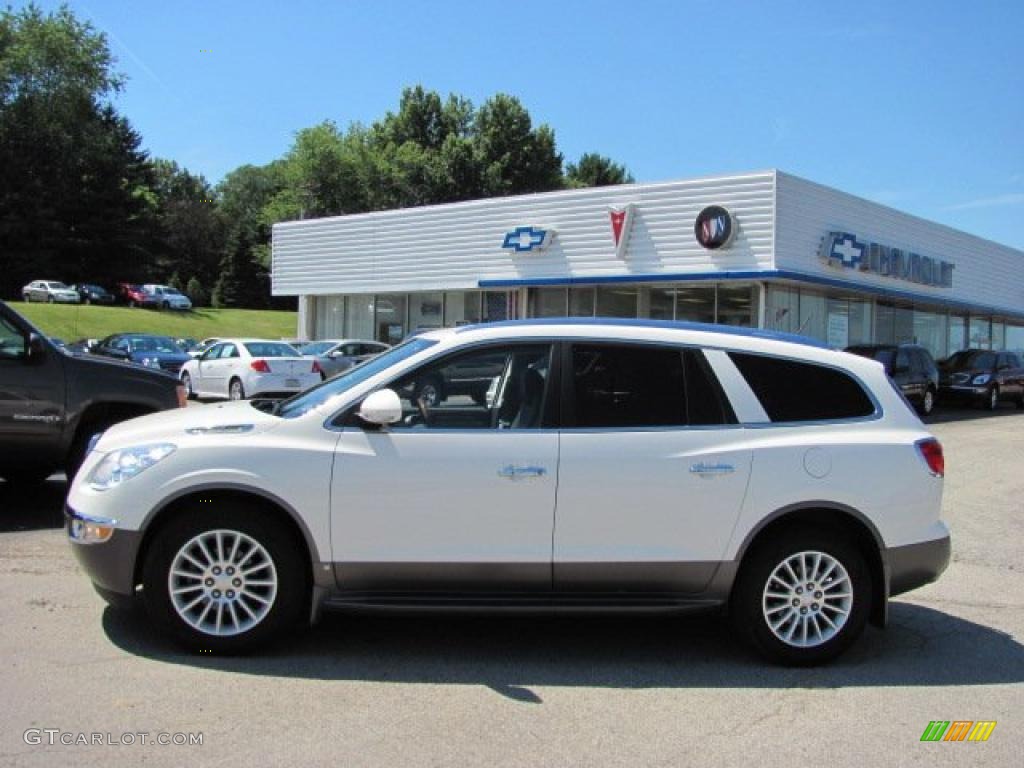 2008 Enclave CXL AWD - White Opal / Ebony/Ebony photo #2