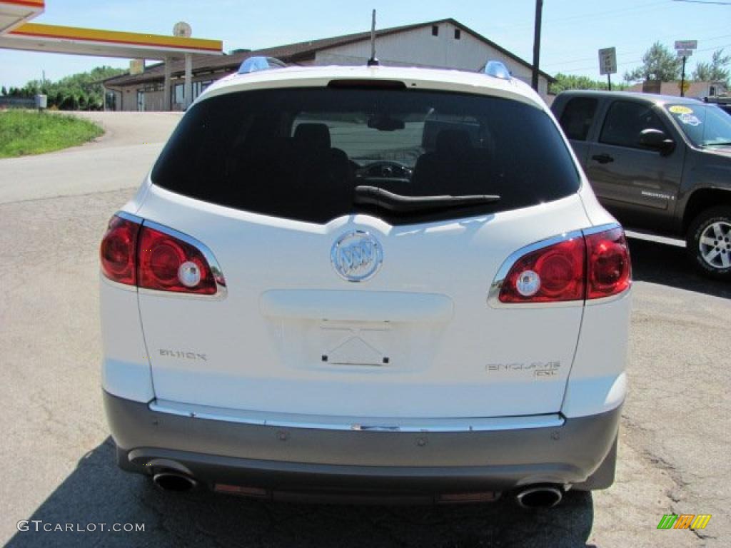 2008 Enclave CXL AWD - White Opal / Ebony/Ebony photo #3