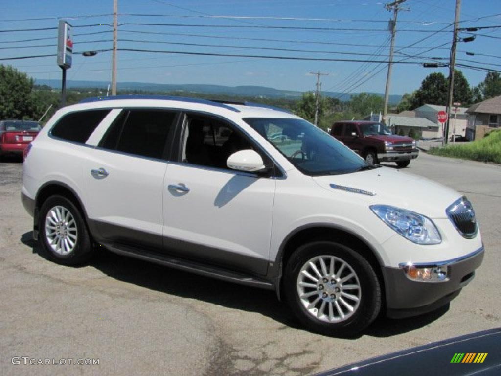 2008 Enclave CXL AWD - White Opal / Ebony/Ebony photo #4