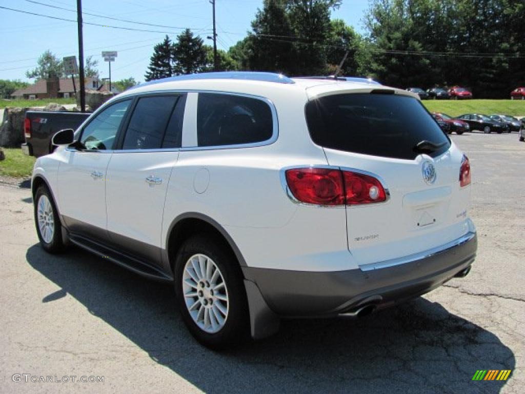 2008 Enclave CXL AWD - White Opal / Ebony/Ebony photo #11
