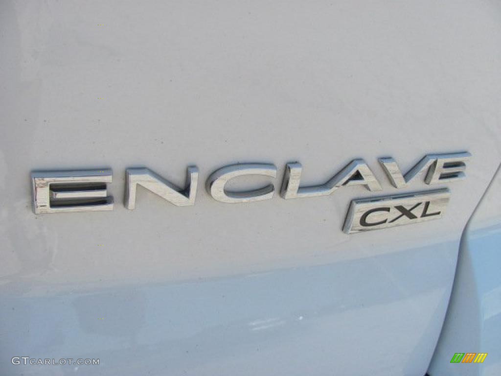2008 Enclave CXL AWD - White Opal / Ebony/Ebony photo #13