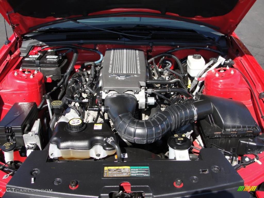 2007 Mustang GT Premium Coupe - Torch Red / Black/Red photo #13