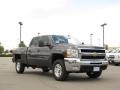 2010 Taupe Gray Metallic Chevrolet Silverado 2500HD LTZ Crew Cab 4x4  photo #14