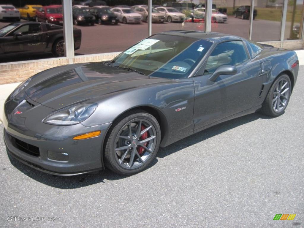 2010 Corvette Z06 - Cyber Gray Metallic / Ebony Black photo #2