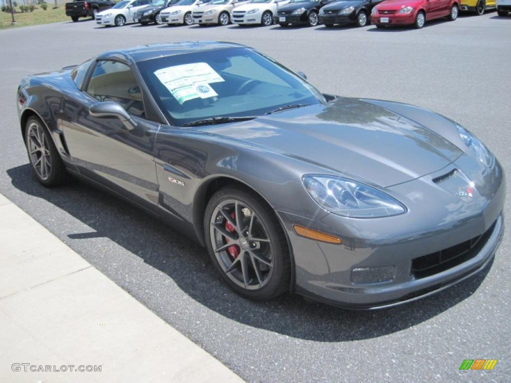 2010 Corvette Z06 - Cyber Gray Metallic / Ebony Black photo #4