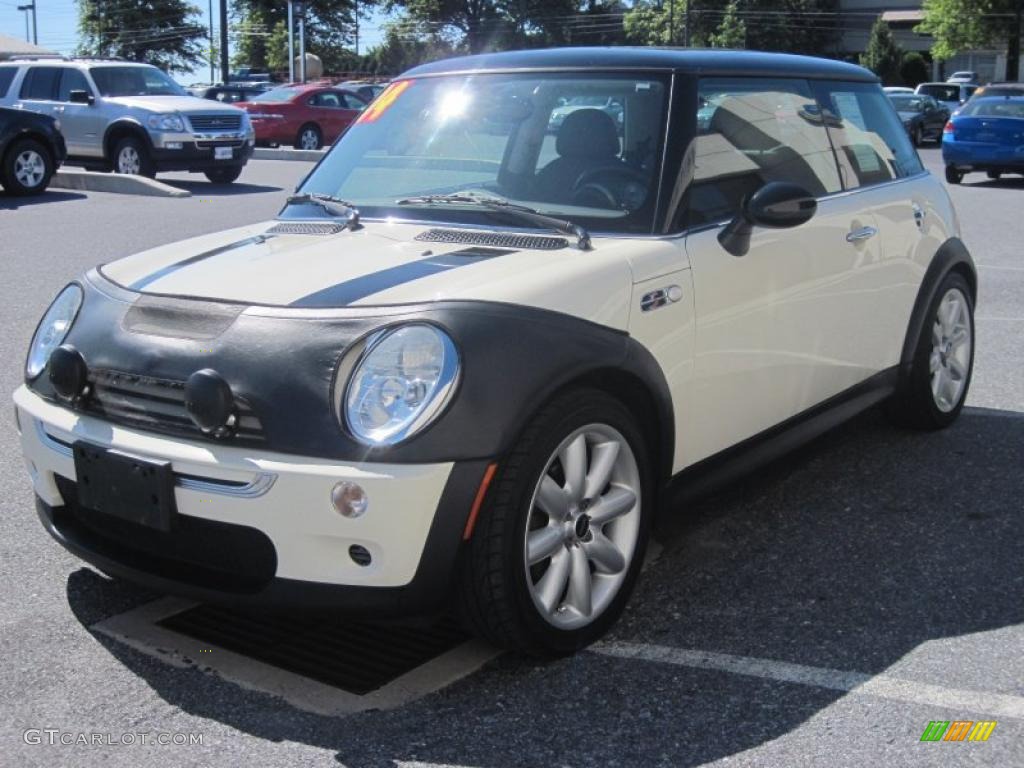 2004 Cooper S Hardtop - Pepper White / Panther Black photo #3