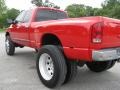 2005 Flame Red Dodge Ram 3500 SLT Quad Cab 4x4 Dually  photo #9