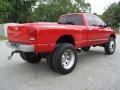 2005 Flame Red Dodge Ram 3500 SLT Quad Cab 4x4 Dually  photo #12