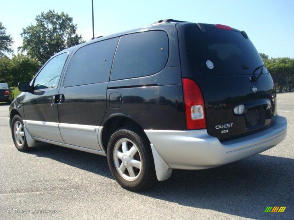 2001 Quest SE - Classic Black / Slate photo #4