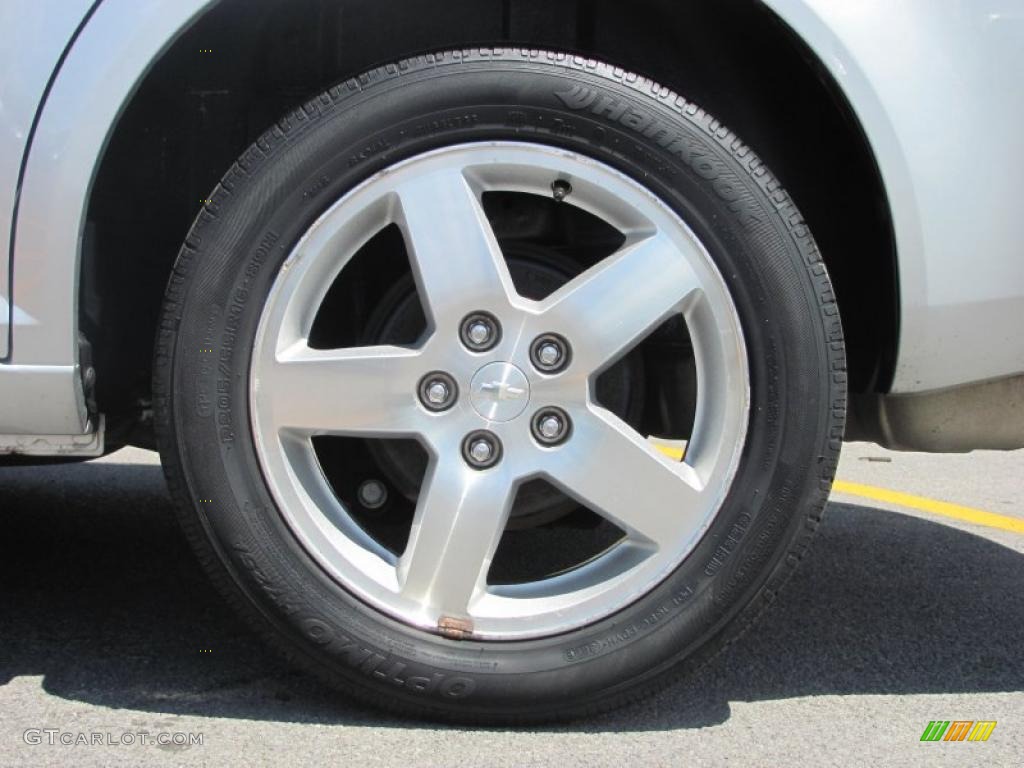 2007 Cobalt LT Sedan - Ultra Silver Metallic / Gray photo #14