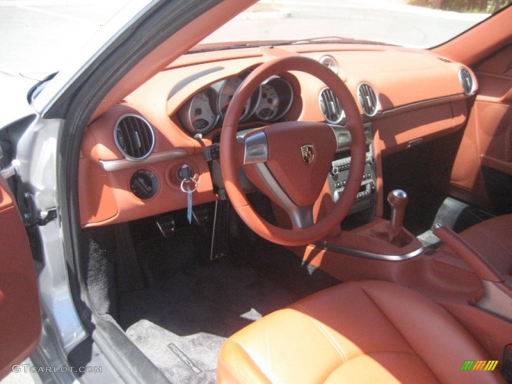 2007 Porsche Cayman S Terracotta Dashboard Photo #32324508