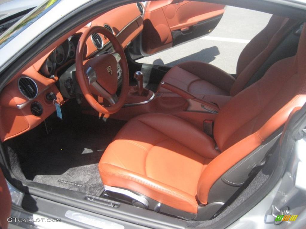 Terracotta Interior 2007 Porsche Cayman S Photo #32324604