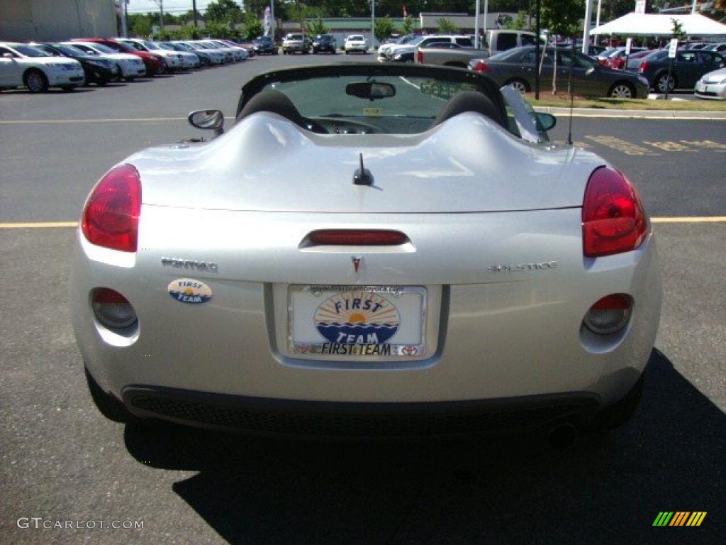 2008 Solstice Roadster - Cool Silver / Ebony photo #4