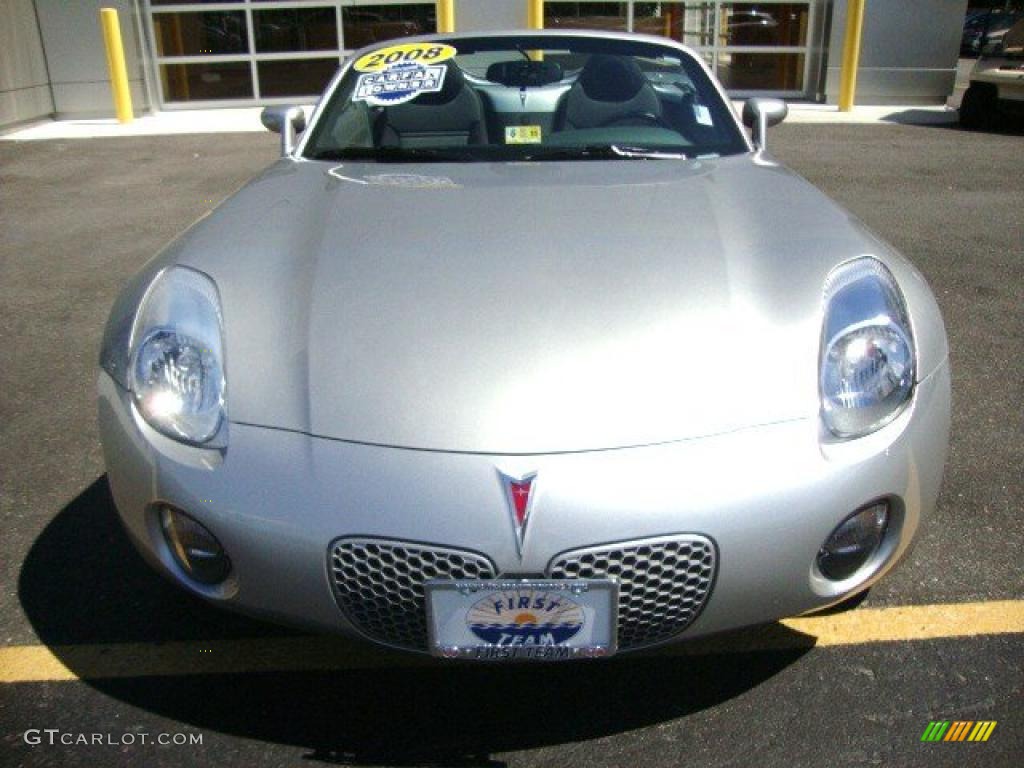 2008 Solstice Roadster - Cool Silver / Ebony photo #8