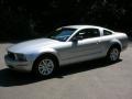 2008 Brilliant Silver Metallic Ford Mustang V6 Deluxe Coupe  photo #1