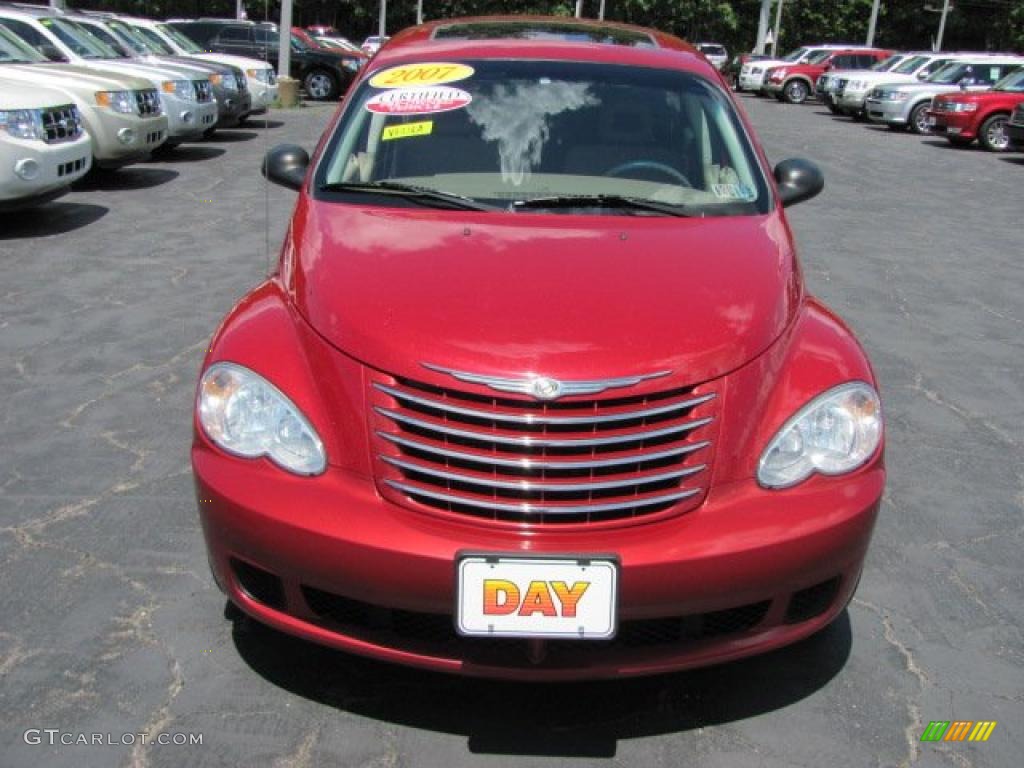 2007 PT Cruiser Touring - Inferno Red Crystal Pearl / Pastel Pebble Beige photo #5