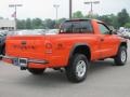 2002 Flame Red Dodge Dakota Regular Cab 4x4  photo #2