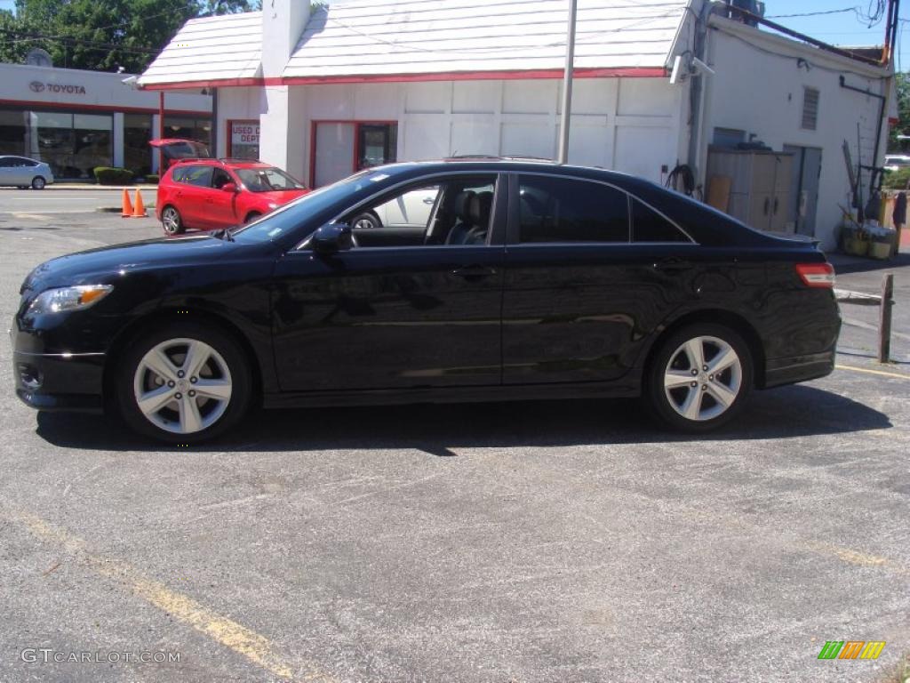 2010 Camry SE V6 - Black / Dark Charcoal photo #5