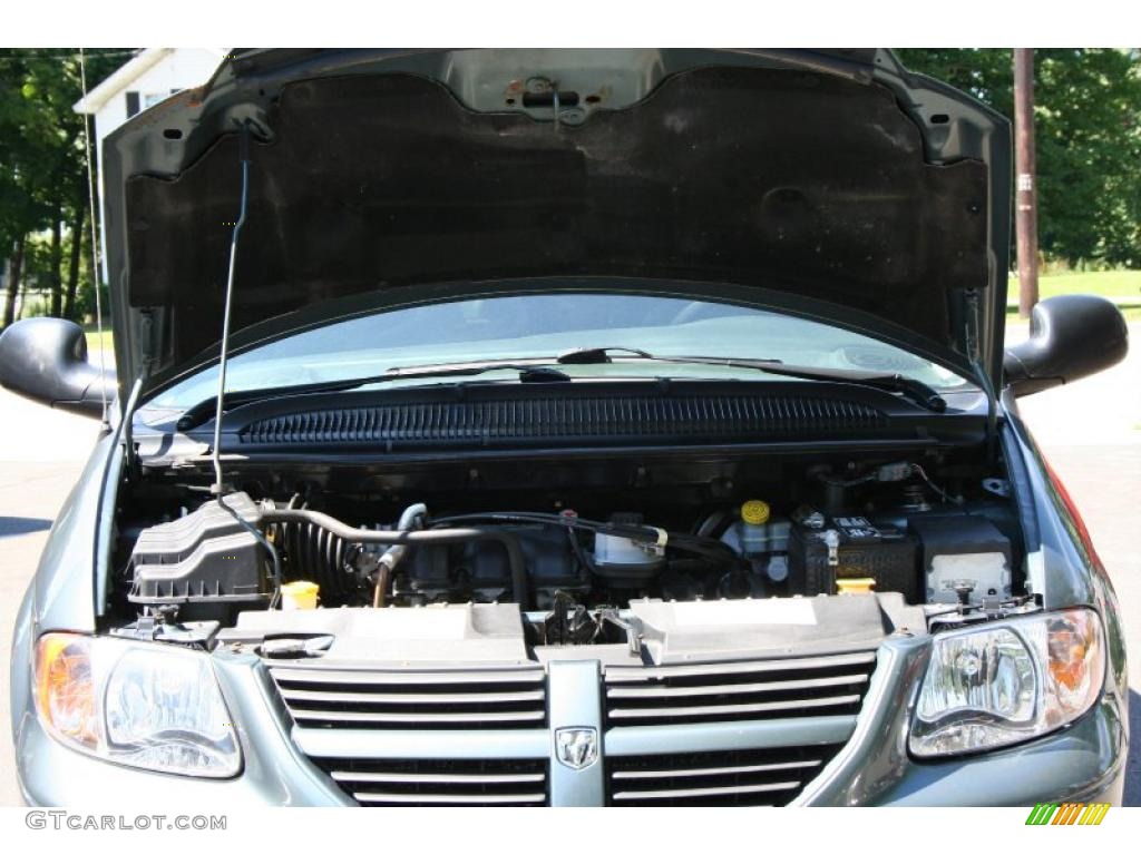 2005 Grand Caravan SXT - Magnesium Pearl / Medium Slate Gray photo #4