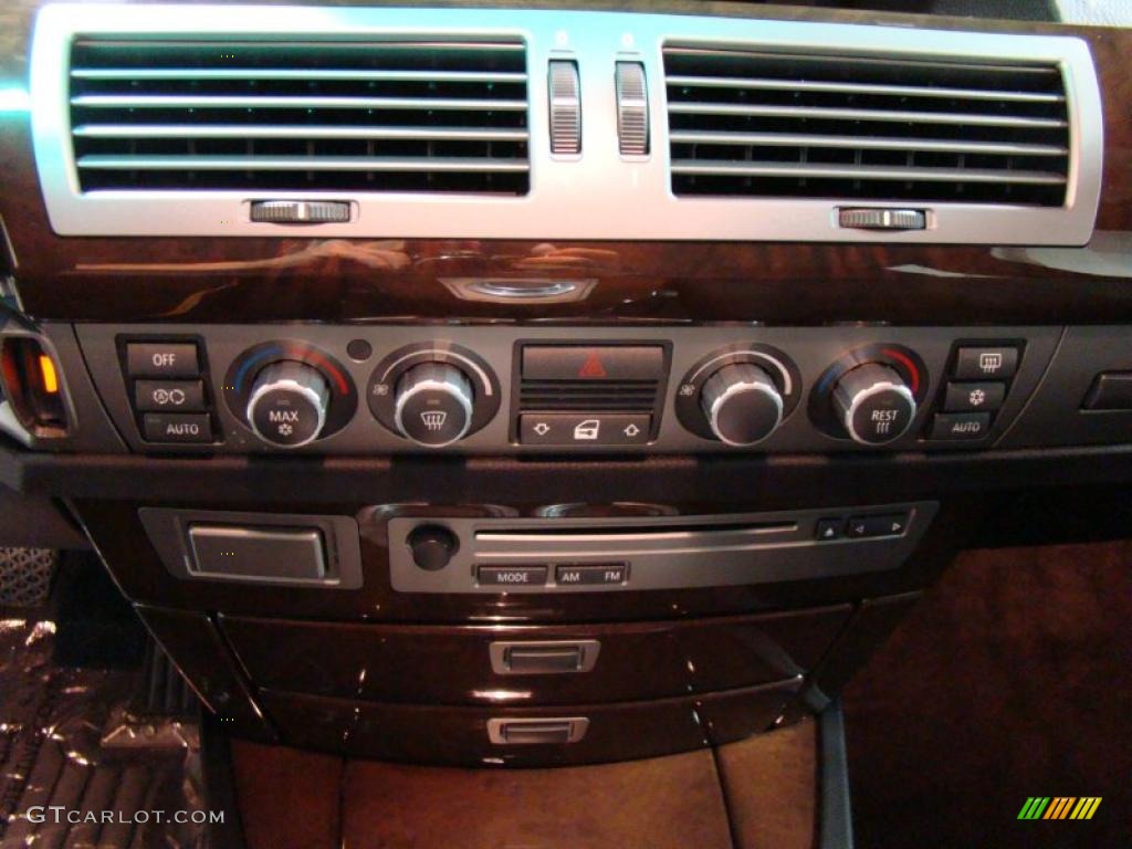 2008 7 Series 750Li Sedan - Azurite Black Metallic / Black photo #8