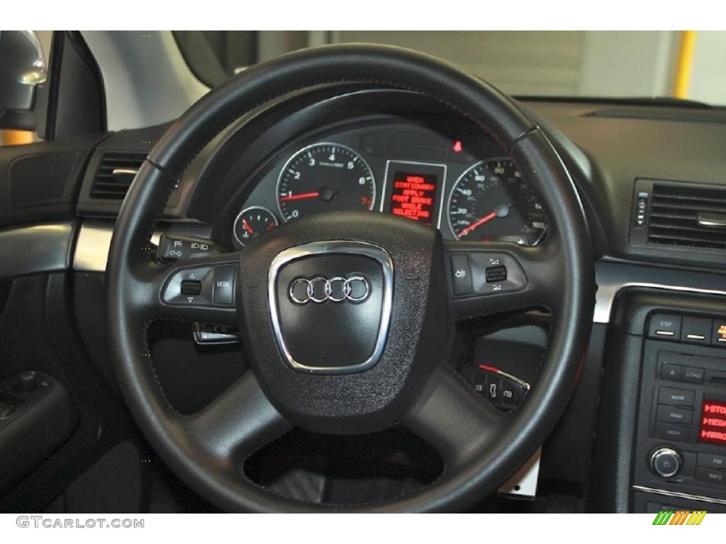 2008 A4 2.0T Special Edition quattro Sedan - Quartz Grey Metallic / Black photo #13