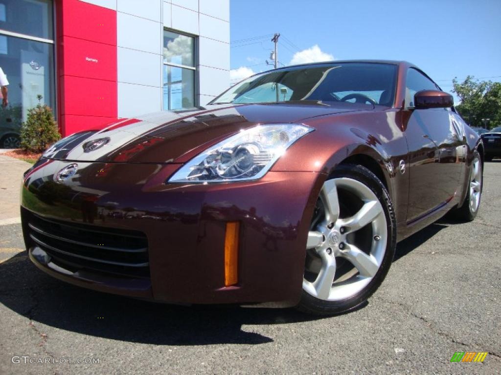 2006 350Z Touring Coupe - Interlagos Fire Metallic / Charcoal Leather photo #1