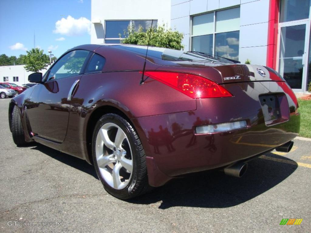 2006 350Z Touring Coupe - Interlagos Fire Metallic / Charcoal Leather photo #4