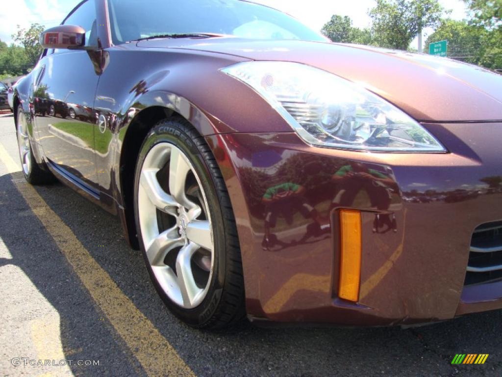 2006 350Z Touring Coupe - Interlagos Fire Metallic / Charcoal Leather photo #16