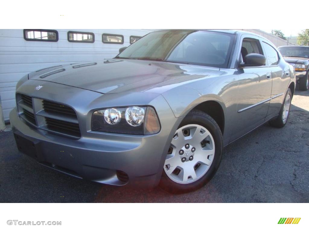 2007 Charger  - Silver Steel Metallic / Dark Slate Gray/Light Graystone photo #1