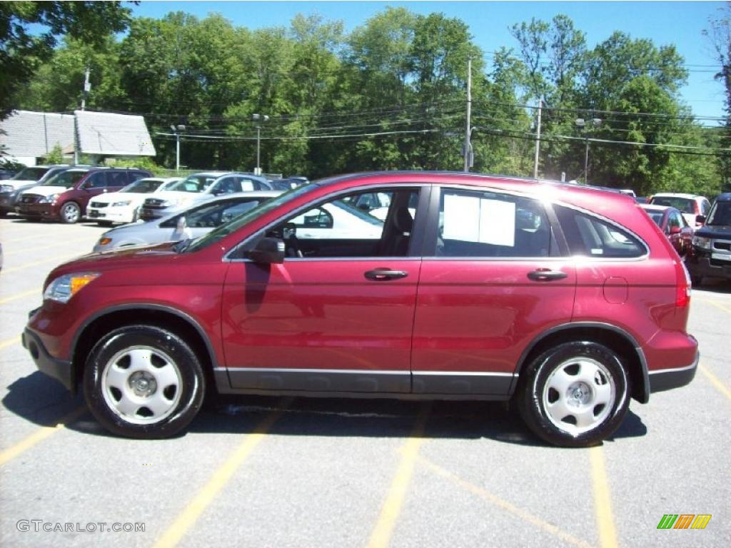 2007 CR-V LX 4WD - Tango Red Pearl / Ivory photo #23