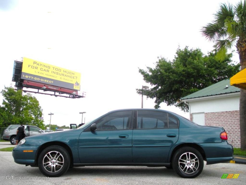 2003 Malibu Sedan - Dark Tropic Teal Metallic / Neutral Beige photo #8