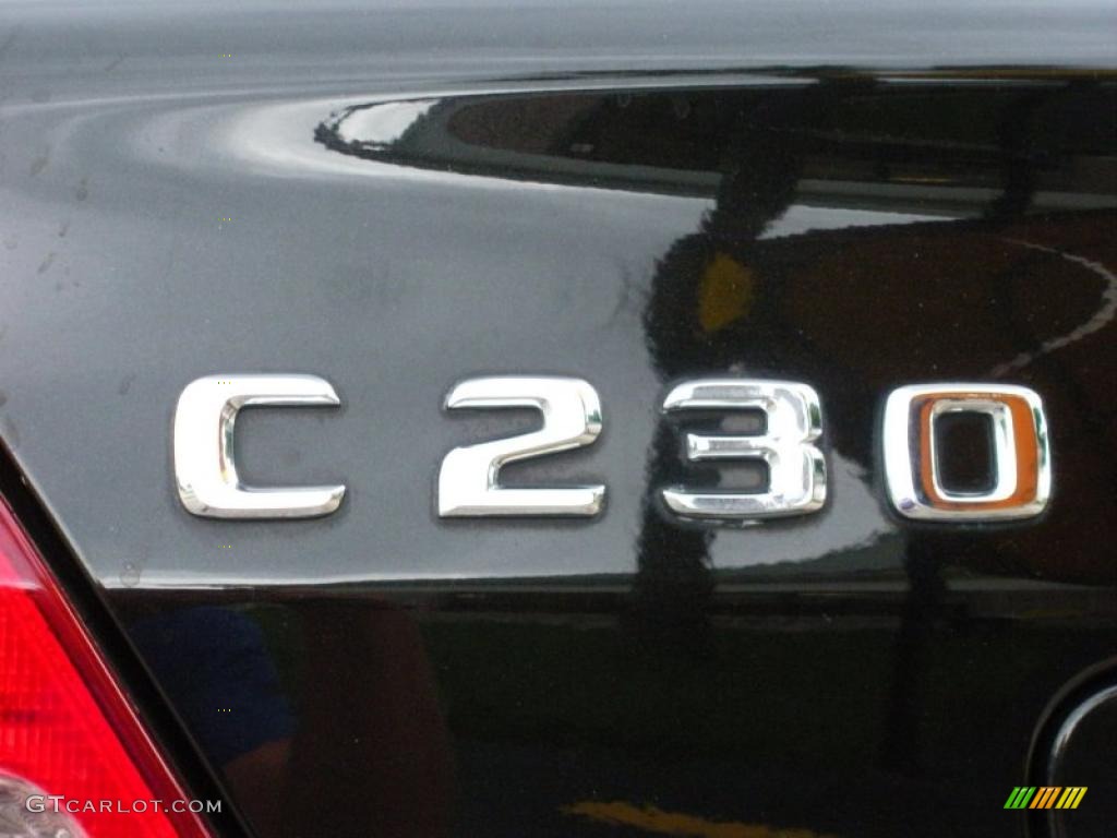 2003 C 230 Kompressor Sedan - Black / Ash photo #9