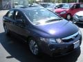 2009 Royal Blue Pearl Honda Civic EX Sedan  photo #3