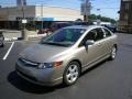 2006 Shoreline Mist Metallic Honda Civic EX Sedan  photo #1