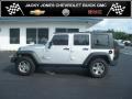 2010 Bright Silver Metallic Jeep Wrangler Unlimited Rubicon 4x4  photo #1