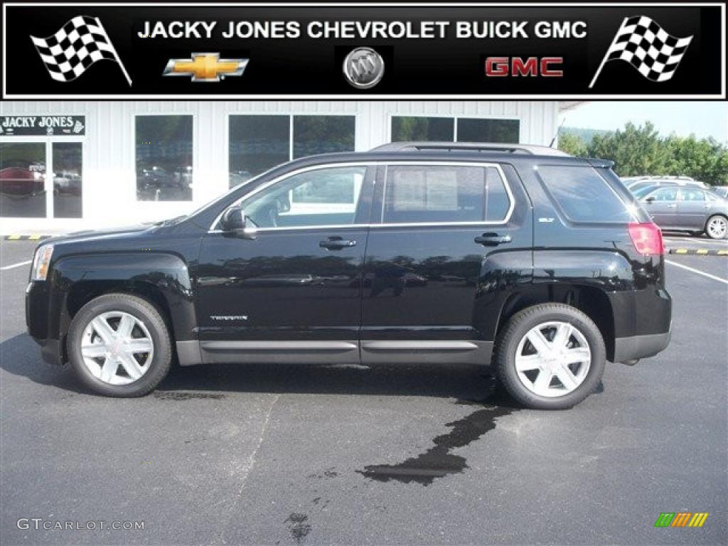 2010 Terrain SLT - Onyx Black / Jet Black photo #1