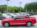 2007 Torch Red Ford Mustang V6 Deluxe Coupe  photo #9