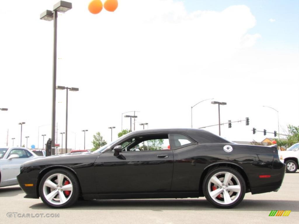 2008 Challenger SRT8 - Brilliant Black Crystal Pearl / Dark Slate Gray photo #1