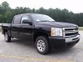 2010 Black Chevrolet Silverado 1500 LS Crew Cab  photo #7