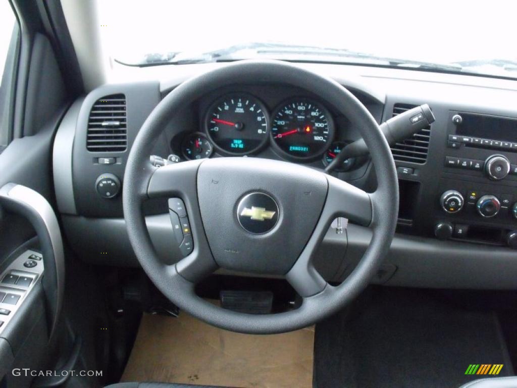 2010 Silverado 1500 LS Crew Cab - Black / Dark Titanium photo #16