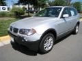 2004 Titanium Silver Metallic BMW X3 2.5i  photo #2