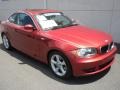 2008 Sedona Red Metallic BMW 1 Series 128i Coupe  photo #22