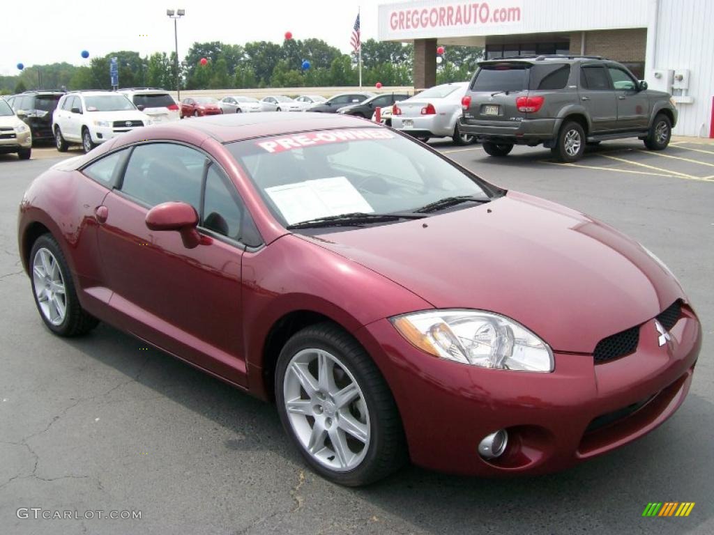 2006 Eclipse GT Coupe - Ultra Red Pearl / Dark Charcoal photo #1