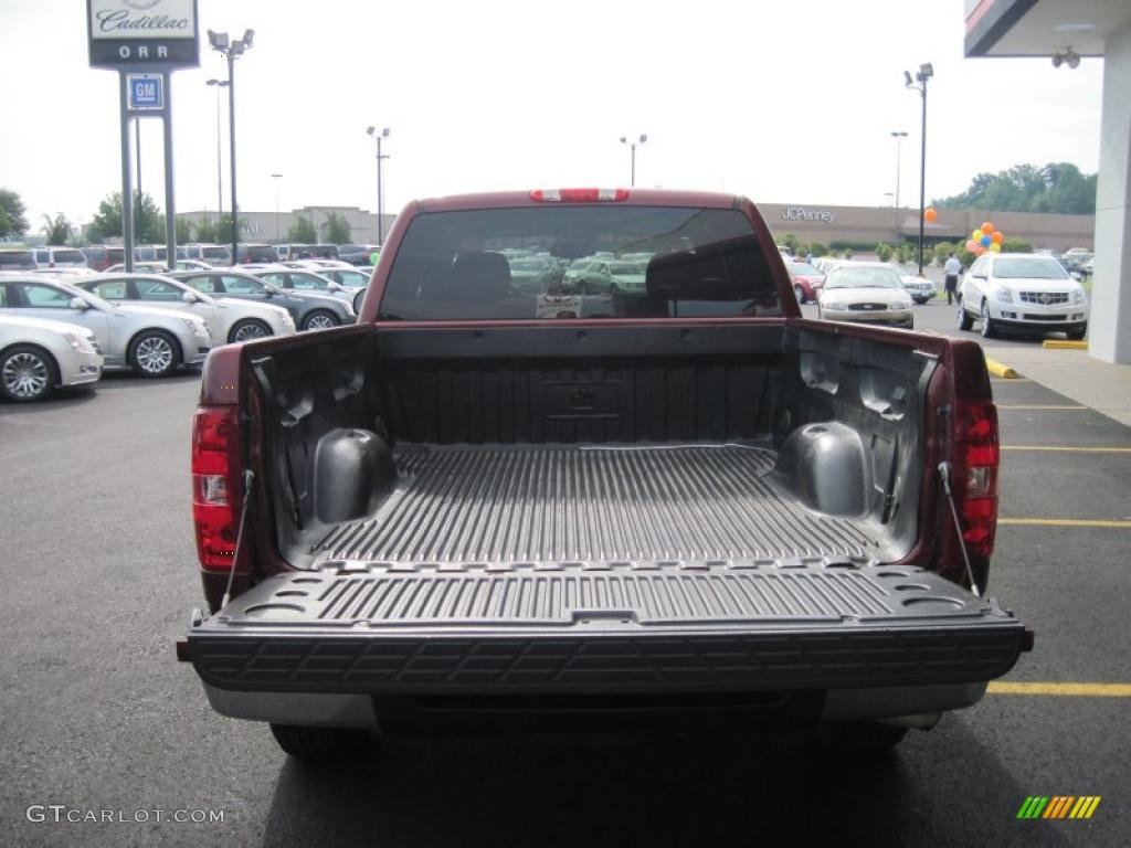 2008 Silverado 1500 LT Extended Cab - Deep Ruby Metallic / Ebony photo #7